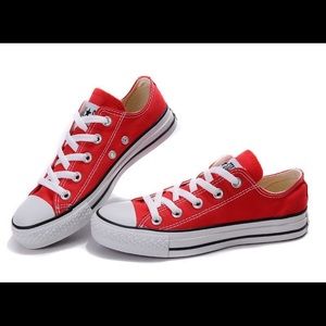 Red Converse Sneakers